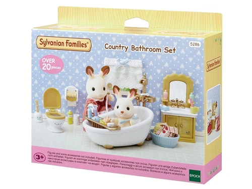 Sylvanian Families -Country Bathroom Set **Damaged Packaging**