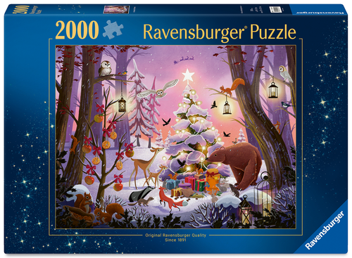 Ravensburger 2000pc - Christmas in the Woods Puzzle