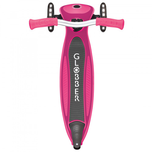Globber MASTER Scooter with Lights - Fuschia Pink