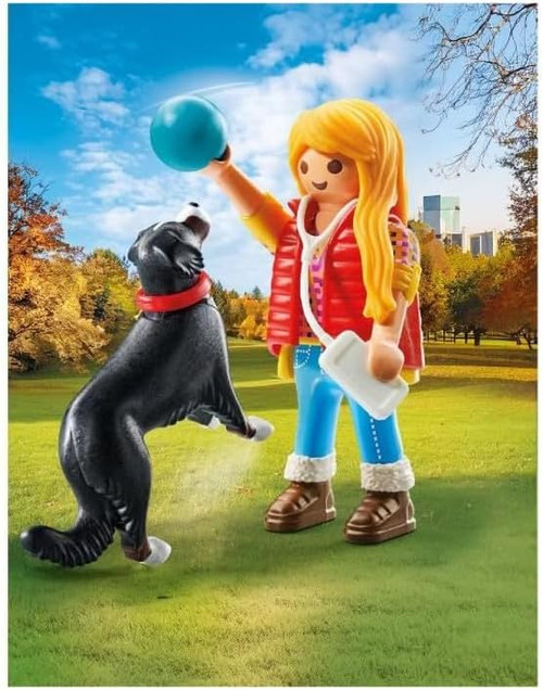 Playmobil My Life - Woman with Mountain Dog 71738
