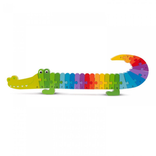 New Classic Toys - Rainbow Crocodile Alphabet Puzzle**Slight Box Damage**