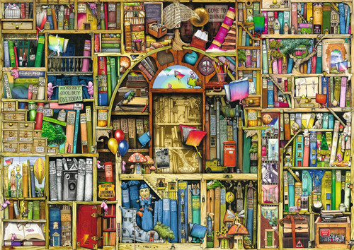 Ravensburger 1000pc -The Bizarre Bookshop No. 2 Puzzle by Colin Thompson