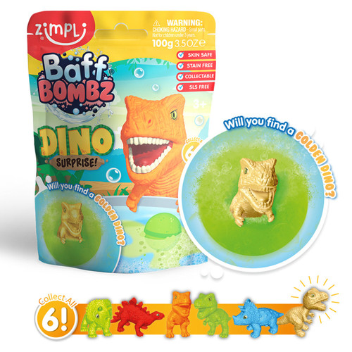 Zimpli Kids - Baff Bombz - Dino Surprise