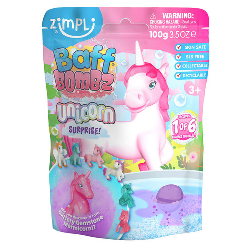Zimpli Kids - Baff Bombz - Unicorn Surprise