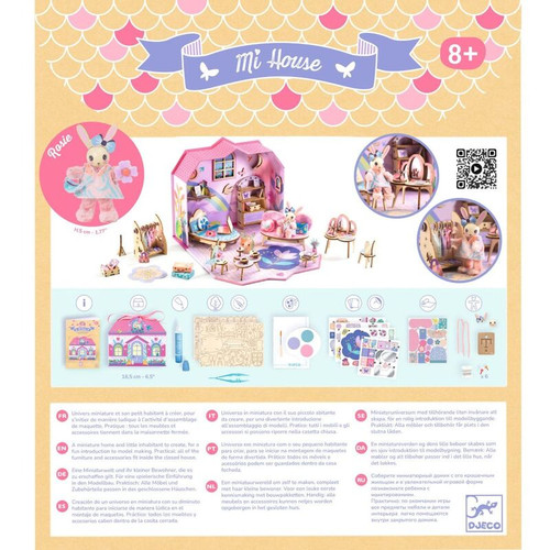 Djeco - Rosie Mi House Model-making Miniature Home Kit