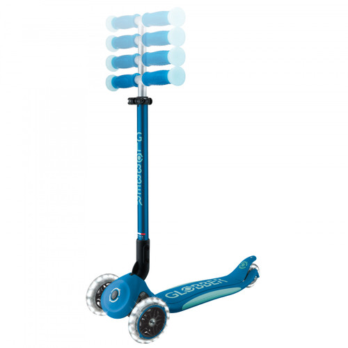 Globber - ELITE LIGHTS GLOW Scooter - Deep Blue