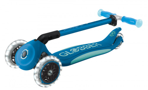 Globber - ELITE LIGHTS GLOW Scooter - Deep Blue