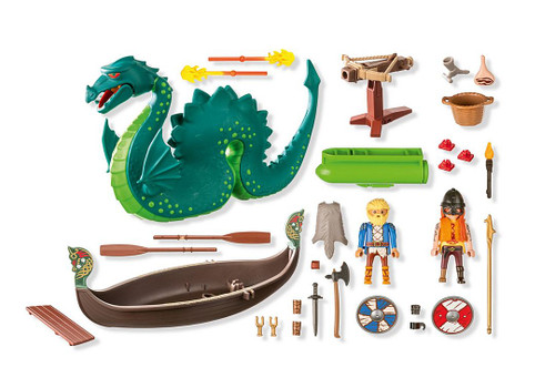 Playmobil History - Vikings with Sea Monster 71830