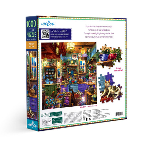eeBoo 1000pc - Midnight Kitchen Puzzle