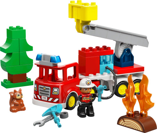 LEGO® DUPLO® - Fire Truck with Hose and Firefighter 10473