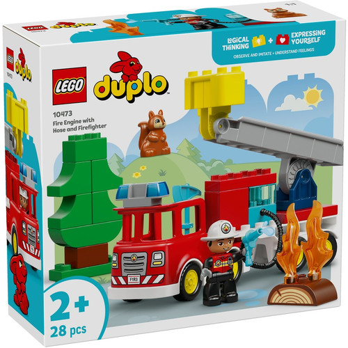 LEGO® DUPLO® - Fire Truck with Hose and Firefighter 10473