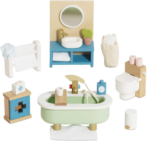 Le Toy Van- Daisylane Bathroom Furniture Set Green