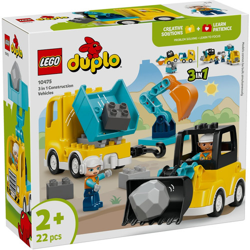 LEGO® DUPLO® - 3 in 1 Construction Vehicles 10475