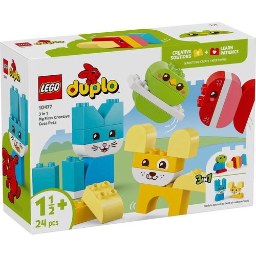LEGO® DUPLO® - 3 in 1 Creative Cute Pets 10477