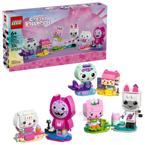 LEGO® Gabby's Dollhouse - Gabby's Brick-Built Cat Friends 11215