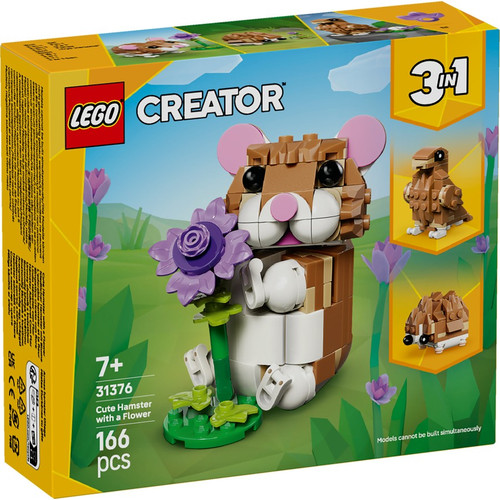 LEGO® Creator 3 in 1 - Cute Hamster with a Flower