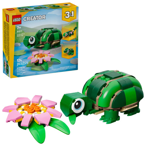 LEGO® Creator 3 in 1 - Turtle with a Water Lily Flower 31377
