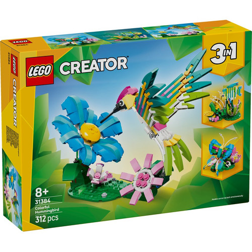 LEGO® Creator 3 in 1 - Wild Animals: Colourful Hummingbird 31384