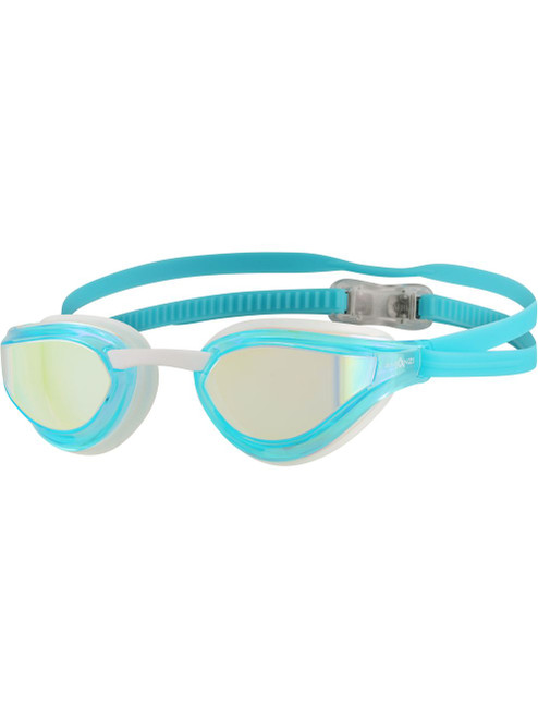Amanzi - Dominate Pearl Mirror Goggles - Aqua/White