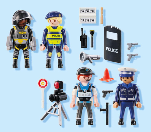 Playmobil - City Action - Police Figures Set | 71730