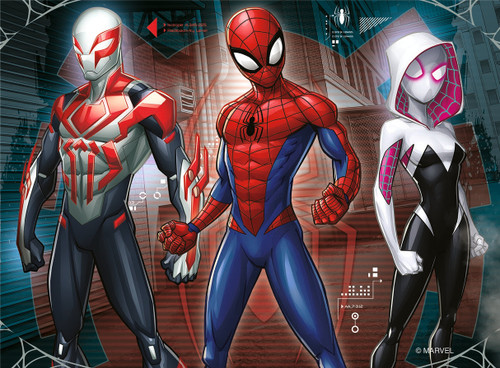 Ravensburger - Marvel Spider-Man Puzzles 4 In A Box - 12, 16, 20, 24pc