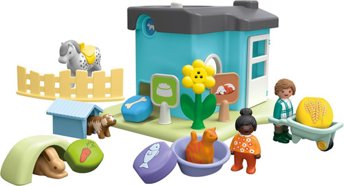 Playmobil Junior - Animal Kennels with Treat 71690