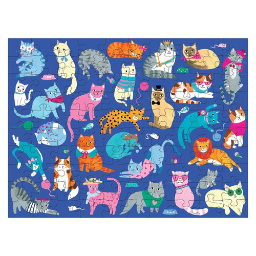Mudpuppy - 100pc Double-Sided Puzzle - Cats & Dogs