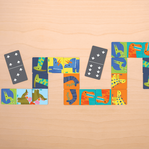 Mudpuppy - Dinosaur Dominoes