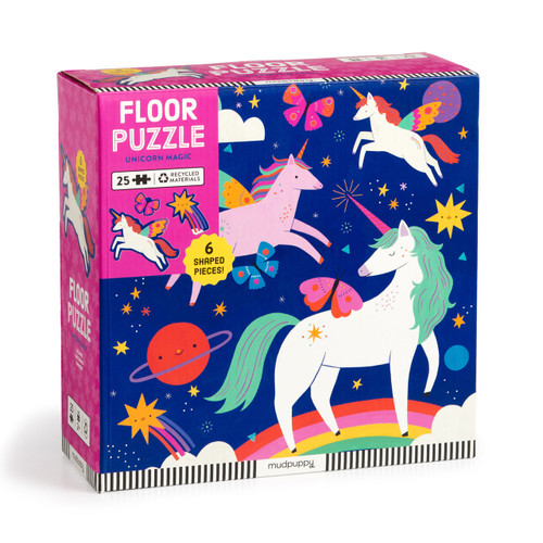 Mudpuppy 25pc - Unicorn Magic Floor Puzzle