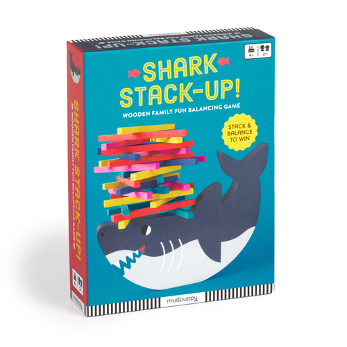 Mudpuppy - Shark Stack-Up! Balancing Game