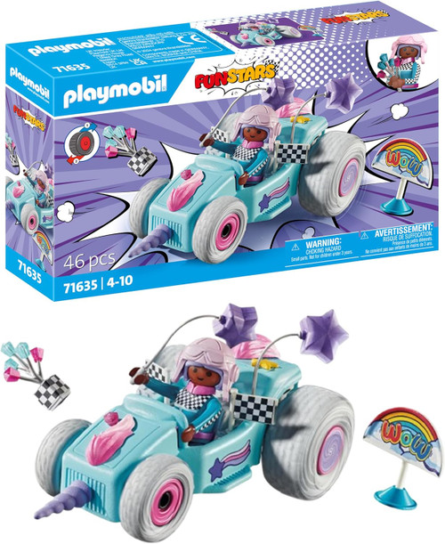 Playmobil Funstars - Crazy Kart Racing Unicorn 71635