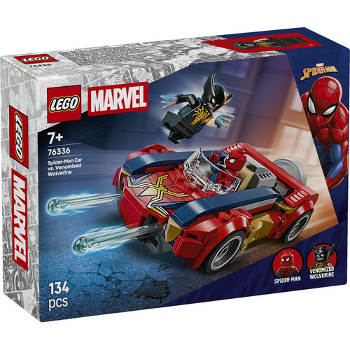 LEGO® Marvel - Spider-Man Car vs. Venomized Wolverine 76336
