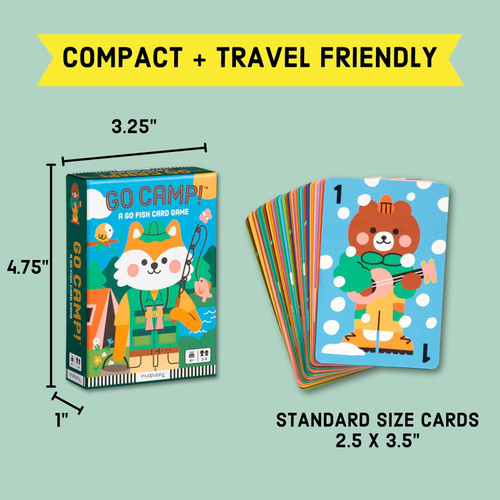 Mudpuppy - Go Camp! A Go Fish Card Game