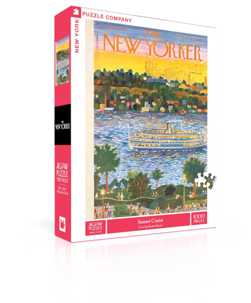 New York Puzzle Company 1000pc - Sunset Cruise Puzzle