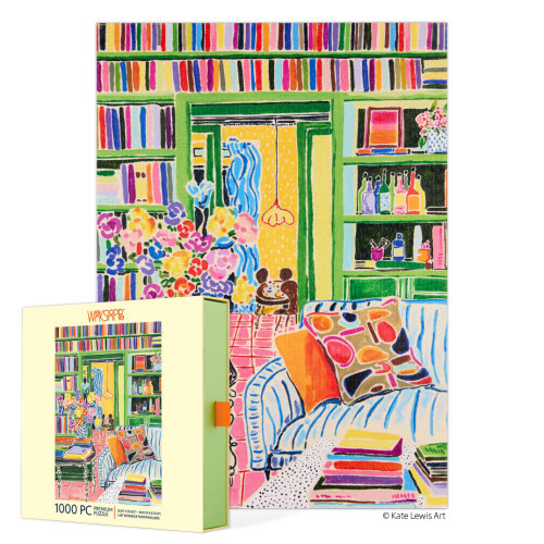 WerkShoppe 1000pc – Books & Bouquet Puzzle