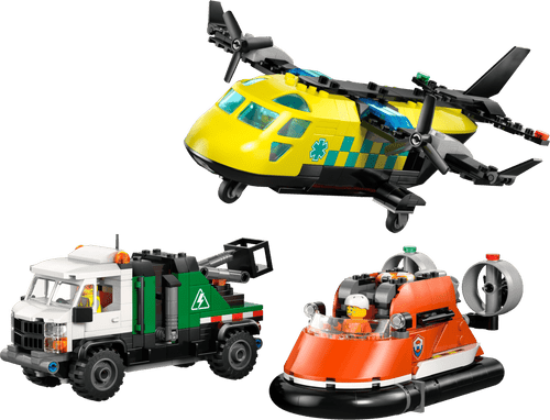  LEGO® City - Airplane, Service Truck & Hovercraft Remix 60505