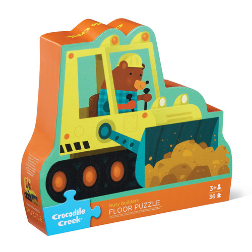 Crocodile Creek - Classic Floor Puzzle 36pc - Busy Builders