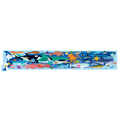 Crocodile Creek 60pc - Super Duper Long Ocean Puzzle