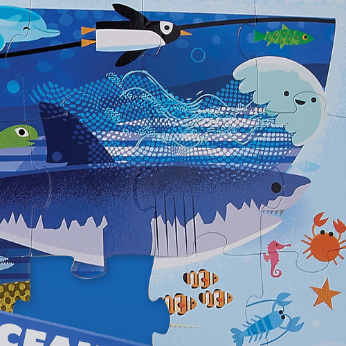 Crocodile Creek 60pc - Super Duper Long Ocean Puzzle