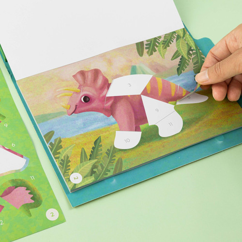 Tiger Tribe - Sticker by Numbers - Dinosaurs