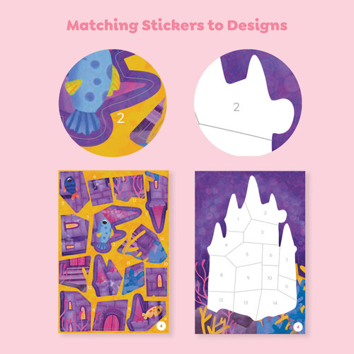 Tiger Tribe - Sticker by Numbers - Mermaid Friends