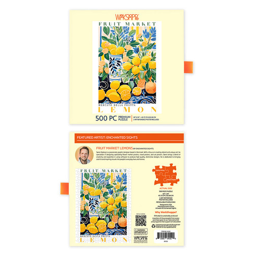 WerkShoppe 500pc – Lemon Fruit Market Puzzle