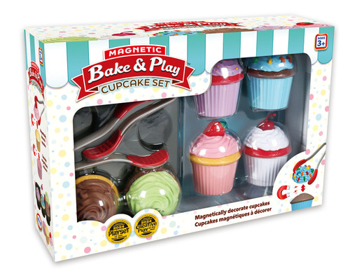Popular Playthings - Magnetic Bake & Play Cupcake Set
