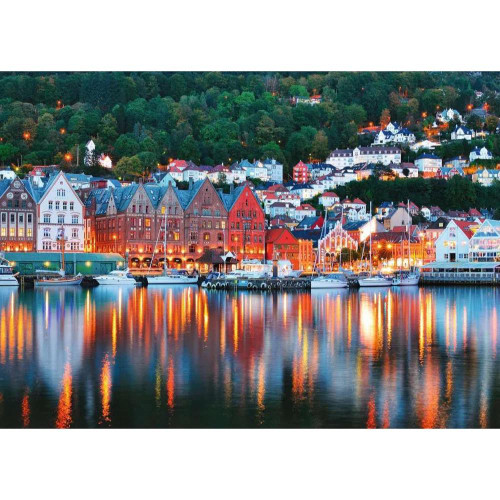 Ravensburger 1000pc - Bergen Norwegian Puzzle