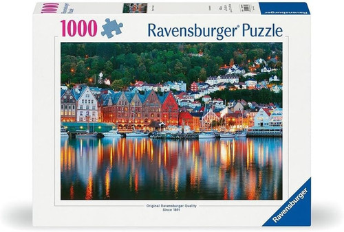 Ravensburger 1000pc - Bergen Norwegian Puzzle