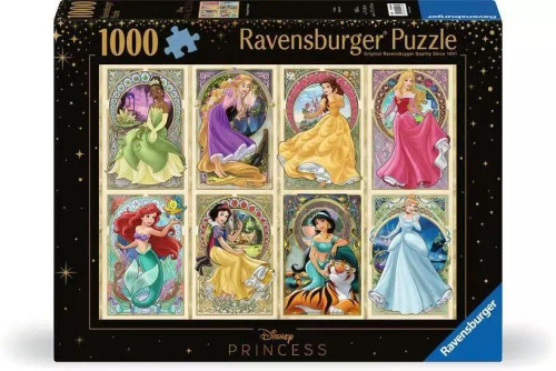 Ravensburger 1000pc - Disney Art Nouveau Princesses Puzzle 