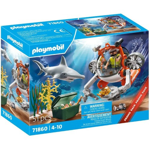 Playmobil - Treasure Hunt with Submarine 71860