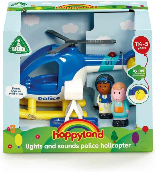 ELC - Happyland Lights and Sounds Police Helicopter **Minor Box Damage**