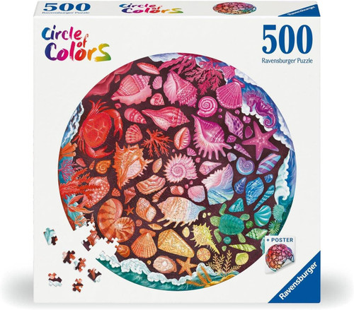 Ravensburger 500pc - Circle of Colours Seashells Puzzle