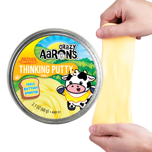 Crazy Aaron's Thinking Putty - Better Butter 4" Tin